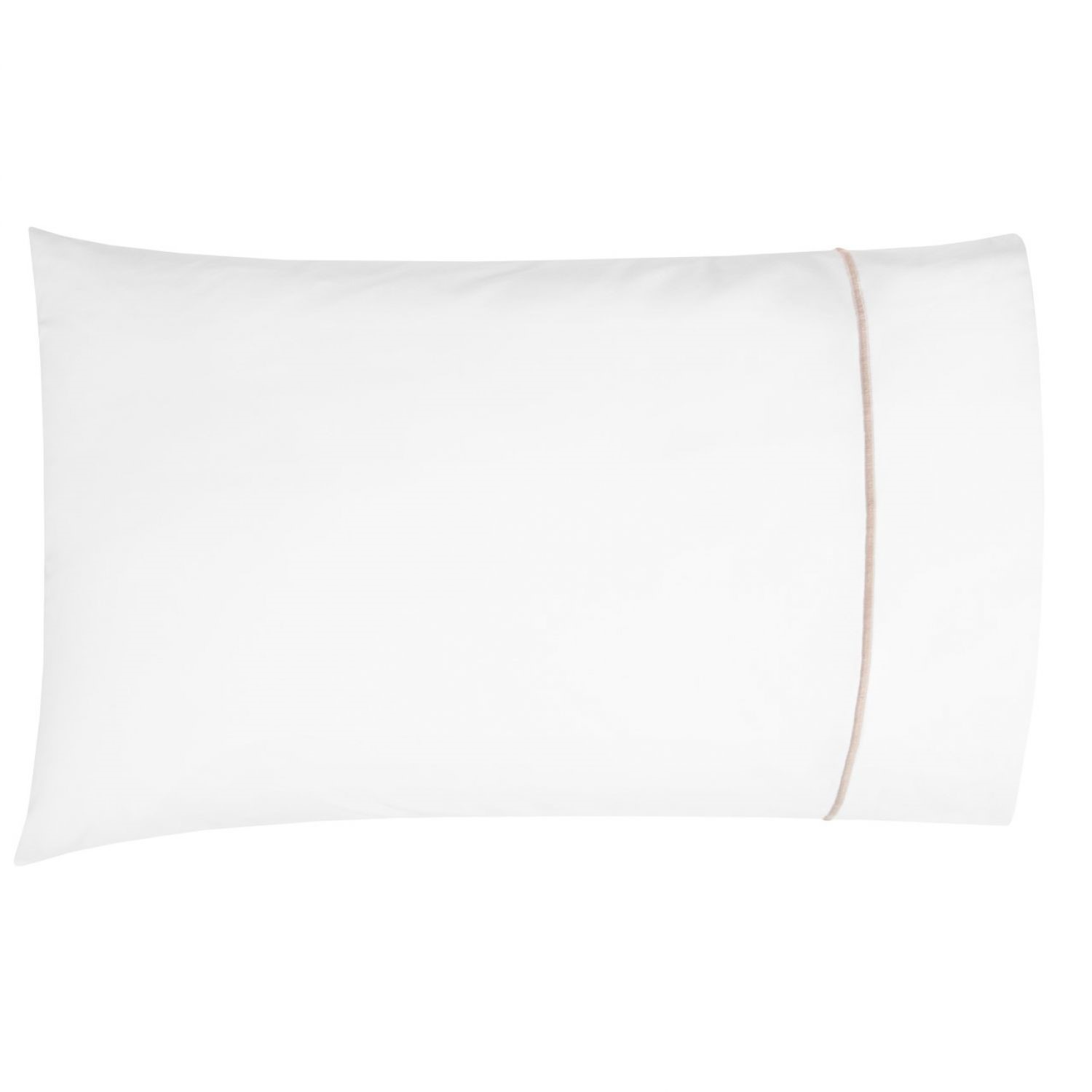 Classic Hotel CLASSIC HOTEL Standard pillowcase white/taupe 1000011
