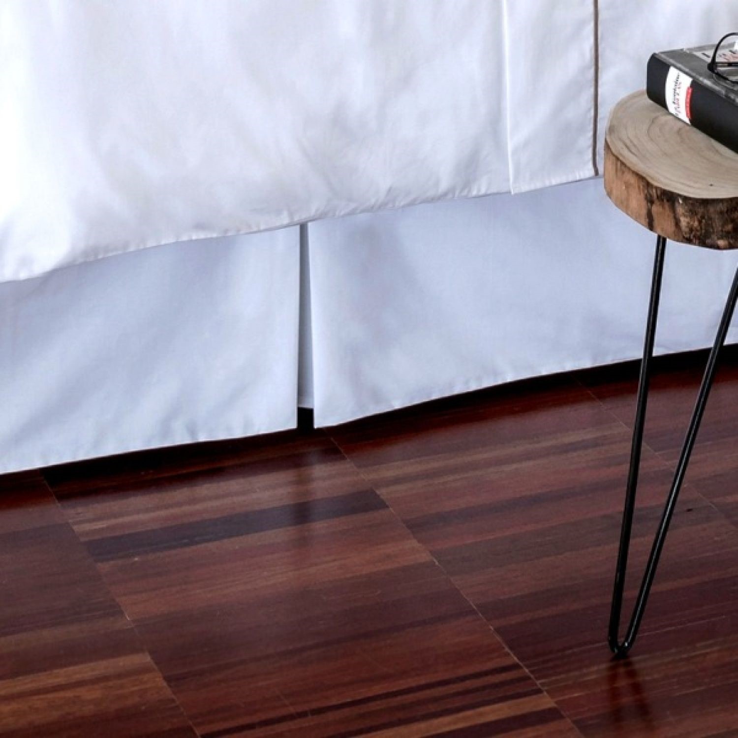 Simply Cotton SIMPLY COTTON Twin tailored & lined bed skirt white 1000340