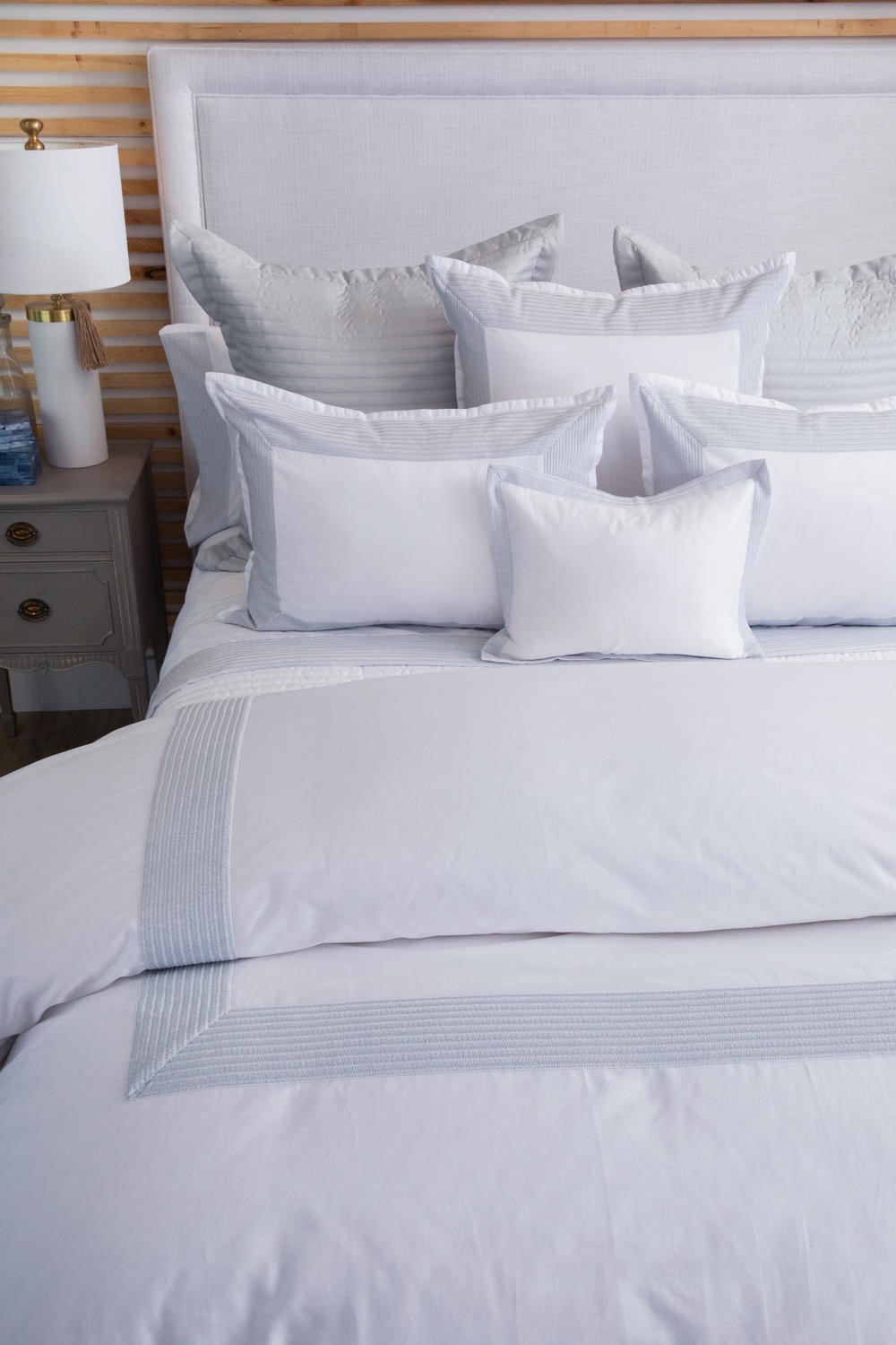 Herron HERRON Twin duvet cover white/silver 1000726