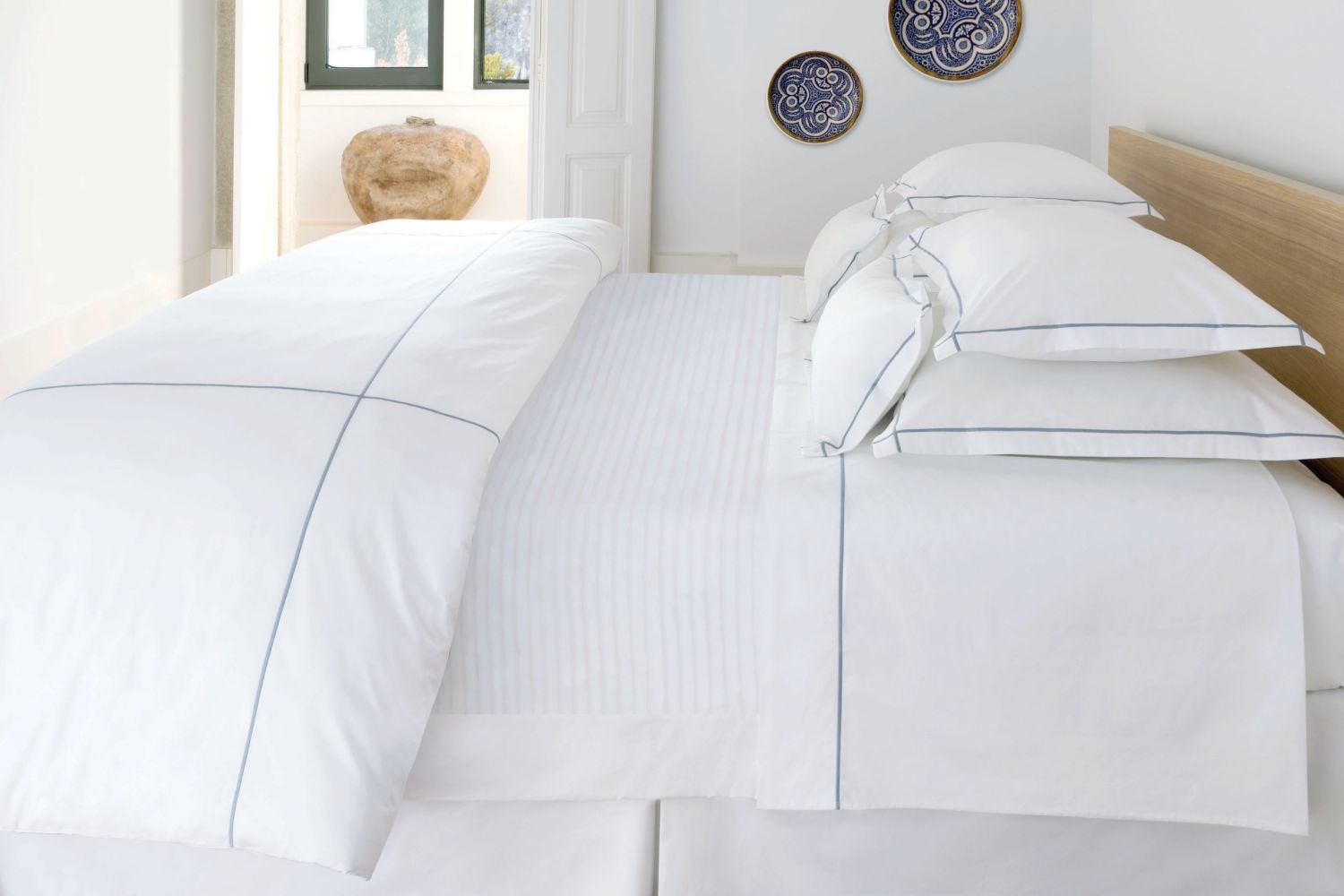 CLASSIC HOTEL Queen sheet set white 