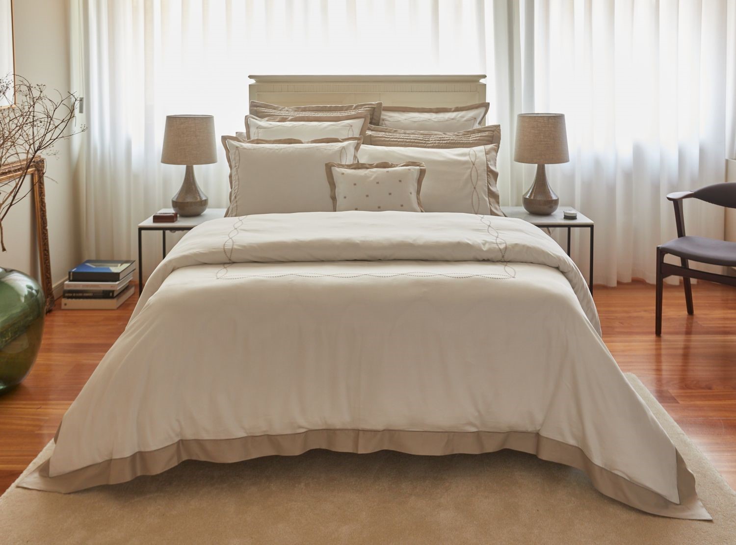 Fleur FLEUR King duvet cover white/champagne 1000983