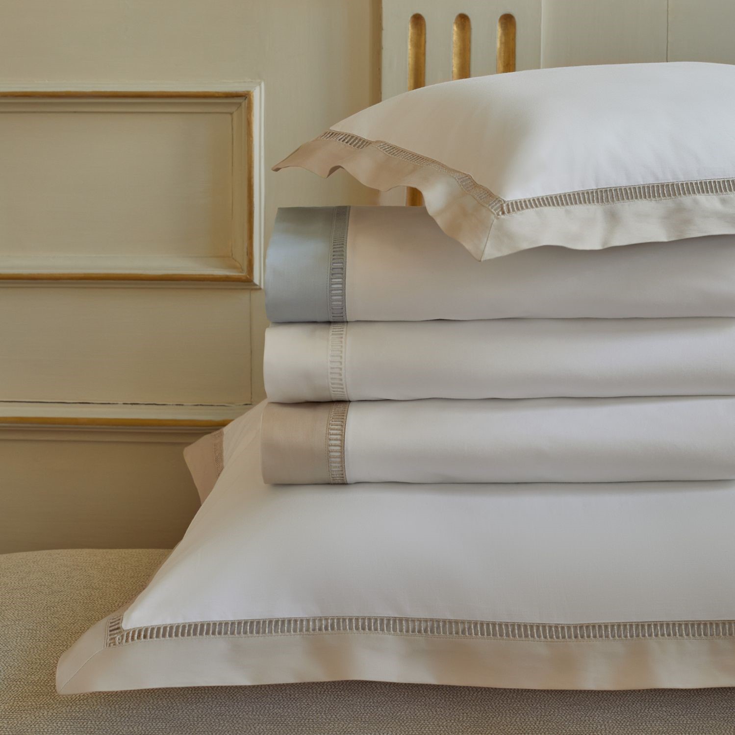 Escada ESCADA Twin sheet set white/silver 1001171