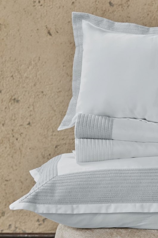 Herron HERRON Standard shams white/silver 1000730