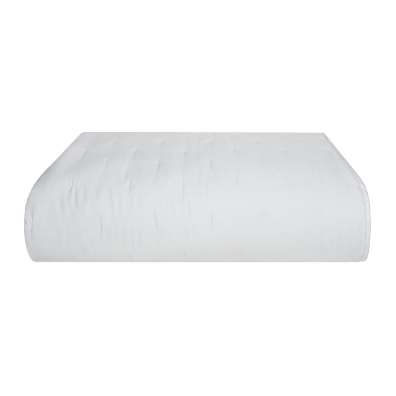 Grace GRACE King quilted coverlet white 1000954