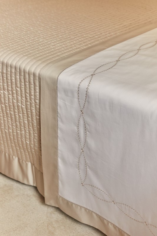 Fleur FLEUR King sheet set white/champagne 1000990