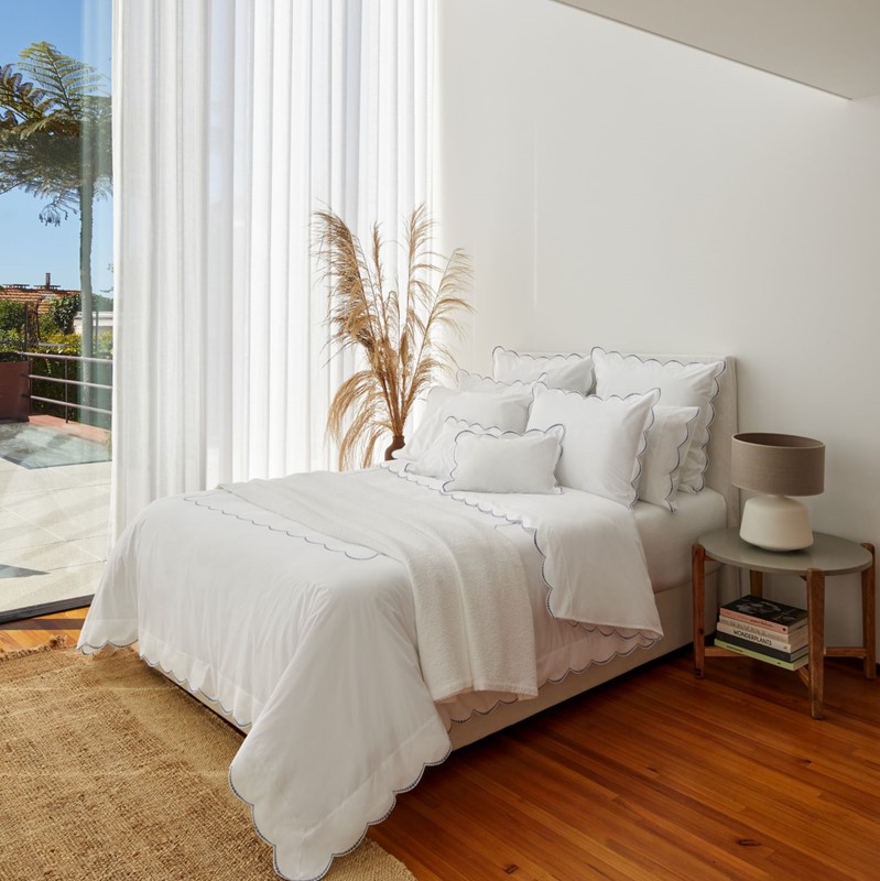 Nazare NAZARE King sheet set white/latte 1001092