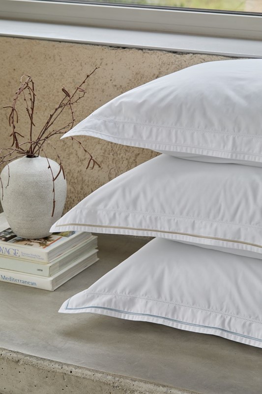 Sierra SIERRA Boudoir shams white/blue 1001238