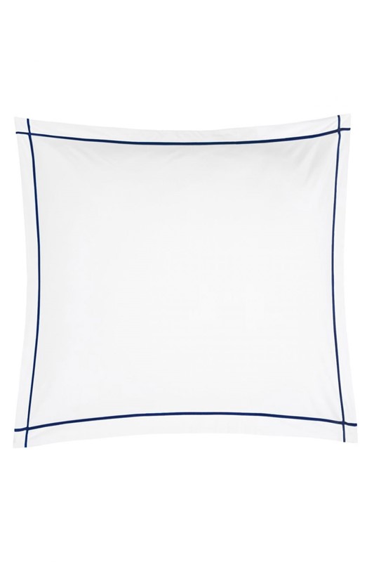 Classic Hotel CLASSIC HOTEL Euro shams white/navy 1001268