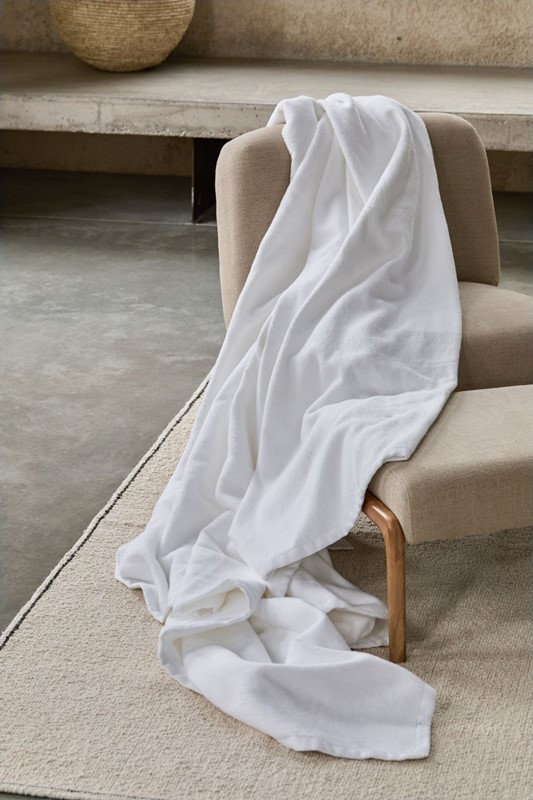Finnley Blanket FINNLEY BLANKET King blanket white/white 1001420