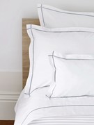 Classic Hotel CLASSIC HOTEL Standard pillowcase white/taupe 1000011 View 2