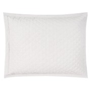 Hudson Linen HUDSON LINEN King quilted sham white 1000356 View 2