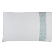 Lagos LAGOS Queen sheet set white/aqua 1000912 View 2