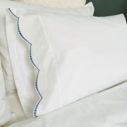 Nazare NAZARE King pillowcase white/french blue 1001070 View 2