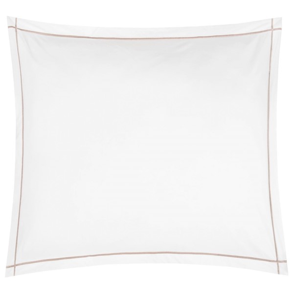 Classic Hotel CLASSIC HOTEL Euro shams white/taupe 1000007