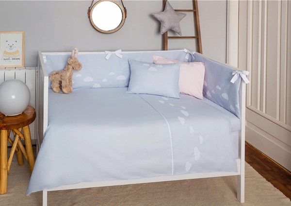 Cuddle Cloud CUDDLE CLOUD Crib bumper pink/white 1000670
