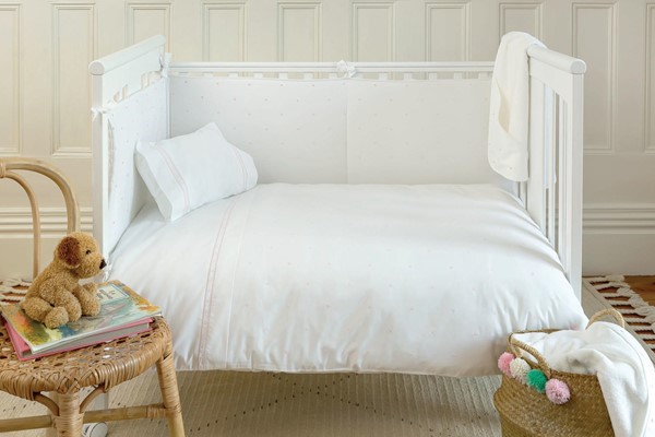 Lullaby LULLABY Crib duvet cover white/blue 1000783