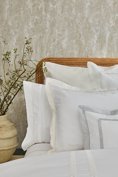 Simone SIMONE Standard pillowcase white/silver 1000822
