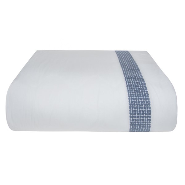 Lagos LAGOS Queen duvet cover white/french blue 1000893