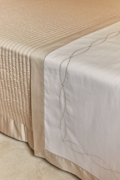 Fleur FLEUR King sheet set white/champagne 1000990