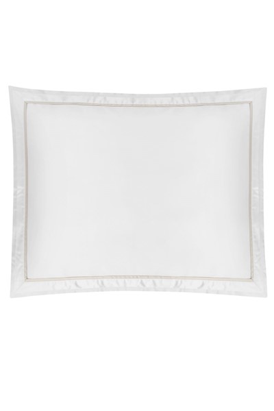 Estate ESTATE Standard shams white/latte 1001179