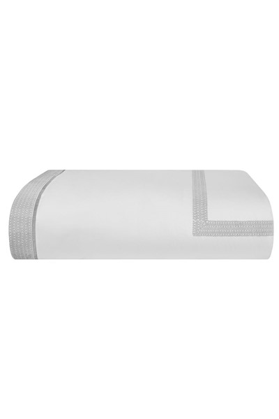 Windsor WINDSOR Queen duvet cover white/silver 1001223